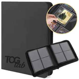 Binder toploader - 112 - TCGLab - Noir