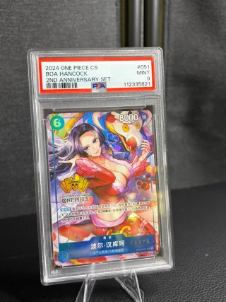Boa Hancock - 2nd anniversary set - chinese - PSA 9 - serialized 13676