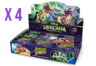Case de 4 display Lorcana - Invasion épineuse
