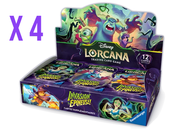 Case de 4 display Lorcana - Invasion épineuse