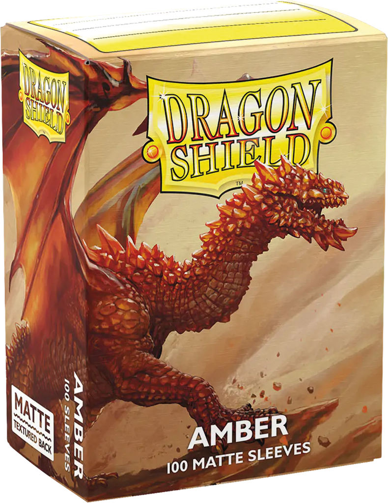 Dragon Shield - Standard Sleeves - Amber