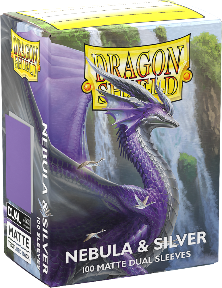Dragon Shield - Standard Sleeves - Nebula & Silver