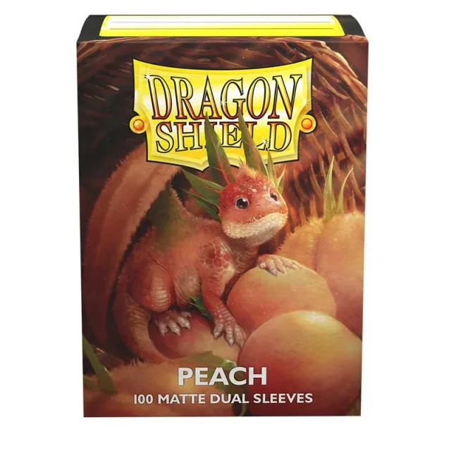 Dragon Shield - Standard Sleeves - Peach "piip" (100 Sleeves)