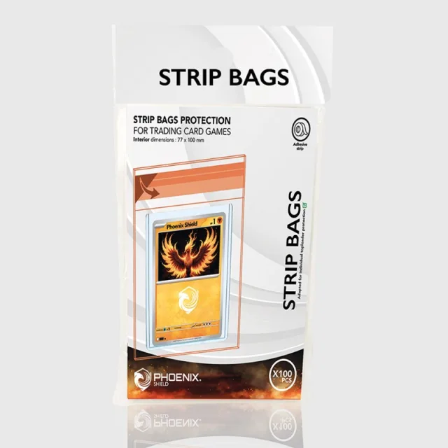 Phoenix Shield - Strip Bags (x100) - Toploader