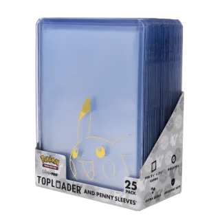 Top loader avec sleeve Pikachu